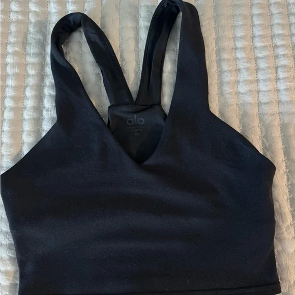 ALO Yoga Airbrush Real Bra Tank XS - Picture 3 of 4